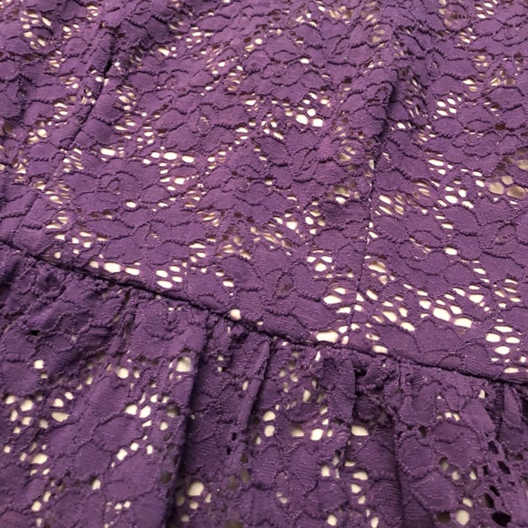 Purple Lace Dress - Picture 2 of 4